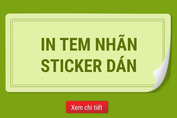 In Tem Nhãn Sticker Dán Giá Rẻ