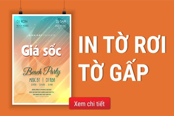 In Tờ Rơi Tờ Gấp Giá Sốc